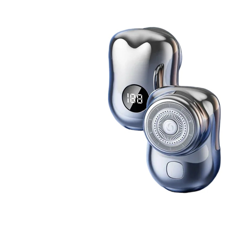 Mini Electric Travel Shaver for Men Pocket Size Washable Rechargeable Portable Painless Cordless Trimmer Knives Face Beard Razor