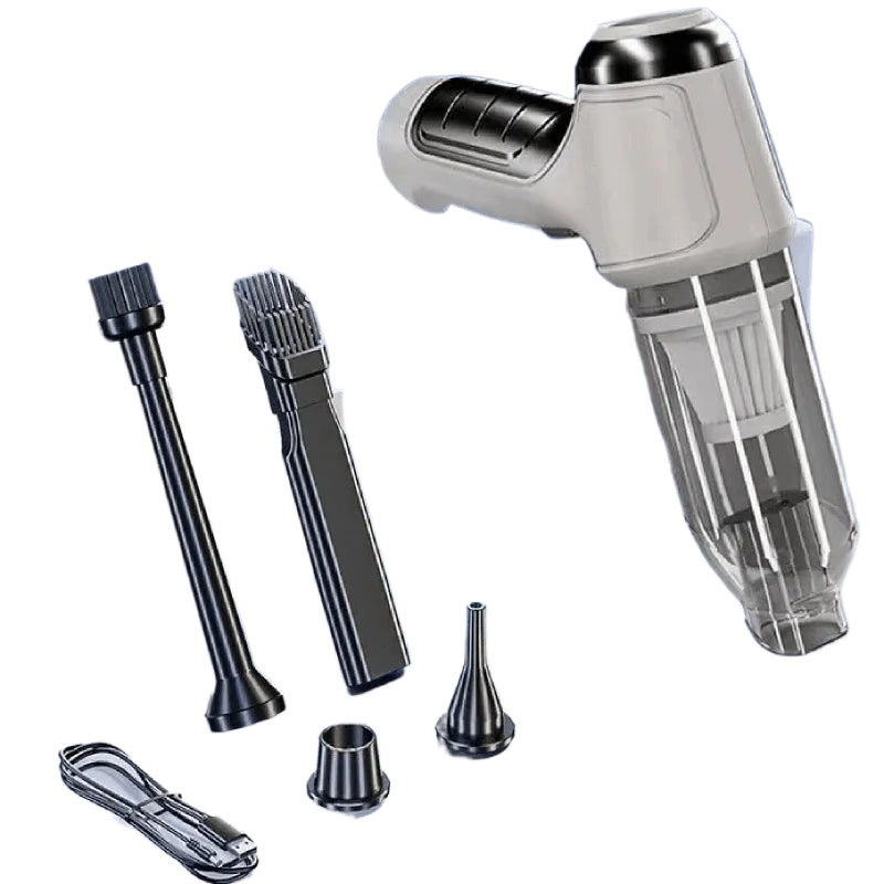 Car Vacuum Cleaner 26000PA Strong Suction Wireless Portable Vacuum Cleaner Dual Use Mini Handheld Cleaning for Car Home Desktop