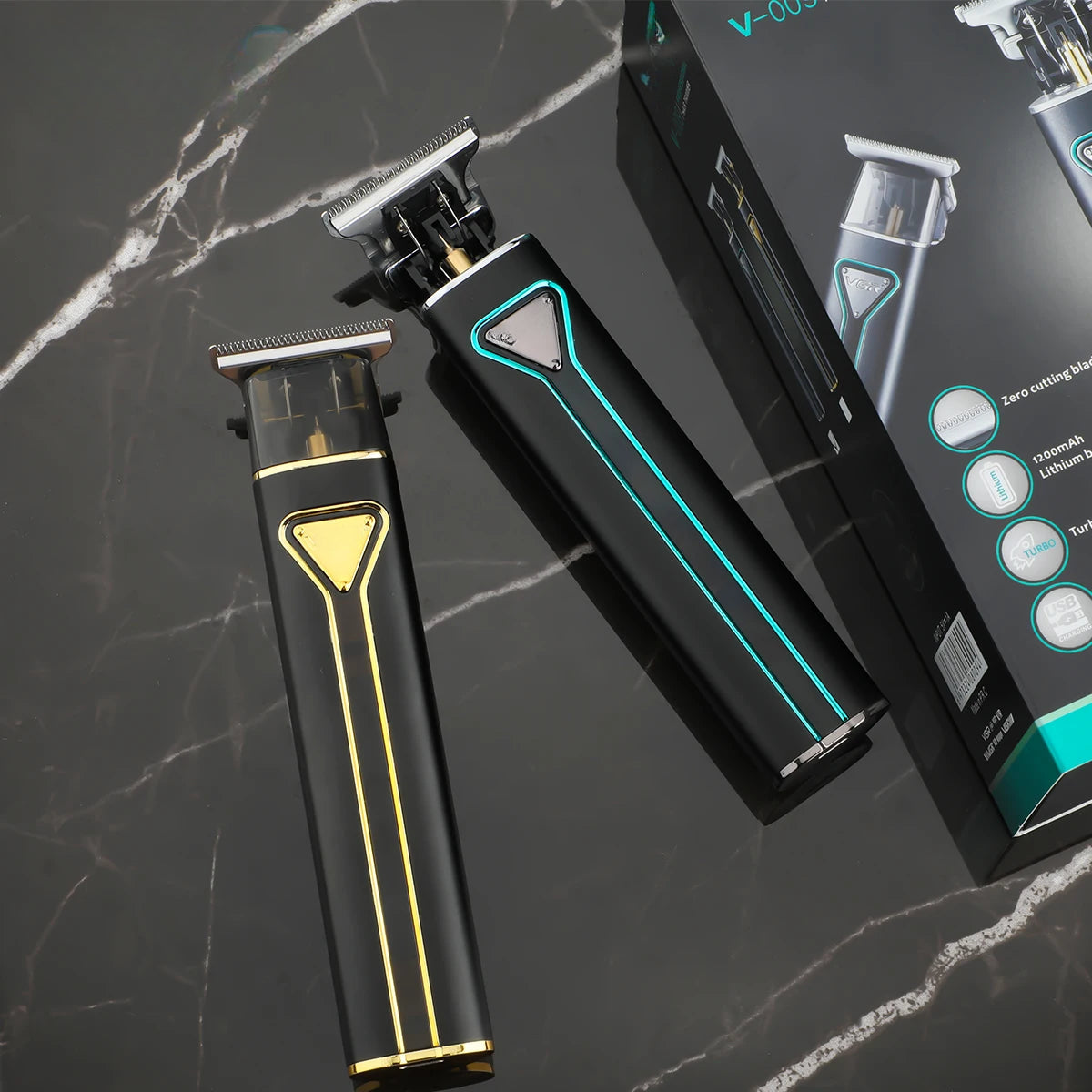 T9 Hair Clipper Metal Hair Trimmer Professional Beard Shaver Rechargeable Haircut Machine Cordless Trimmer for Men