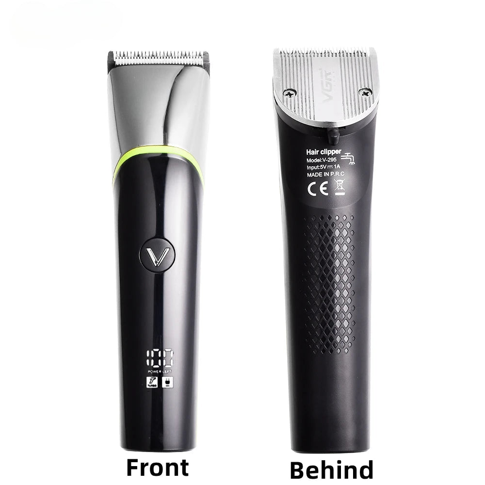 Hair Cutting Machine Electric Hair Clipper Men Hair Trimmer Cordless Haircut Machine Barber Waterproof Digital Display