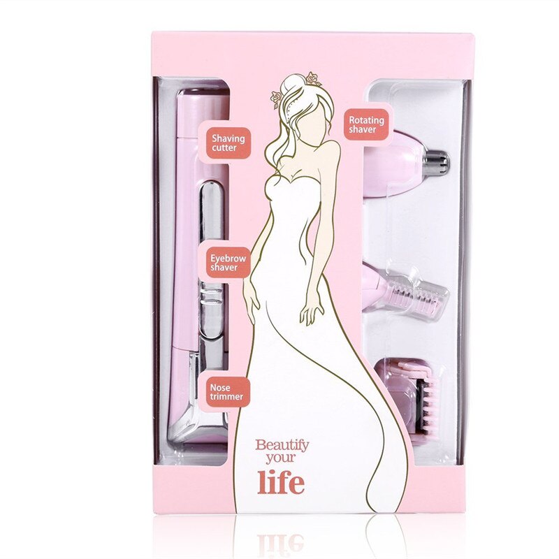 Electric Mini Facial Painless Hair Trimmer Multifunction Hair Removal Face Shaver Portable Remover Epilator Women Beauty Tool