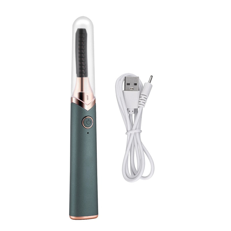 Beauty Makeup Heated Eyelash Curler Rechargeable Long Lasting Natural Curling Portable Pen Quick Heating Eye Lash Ironing Comb