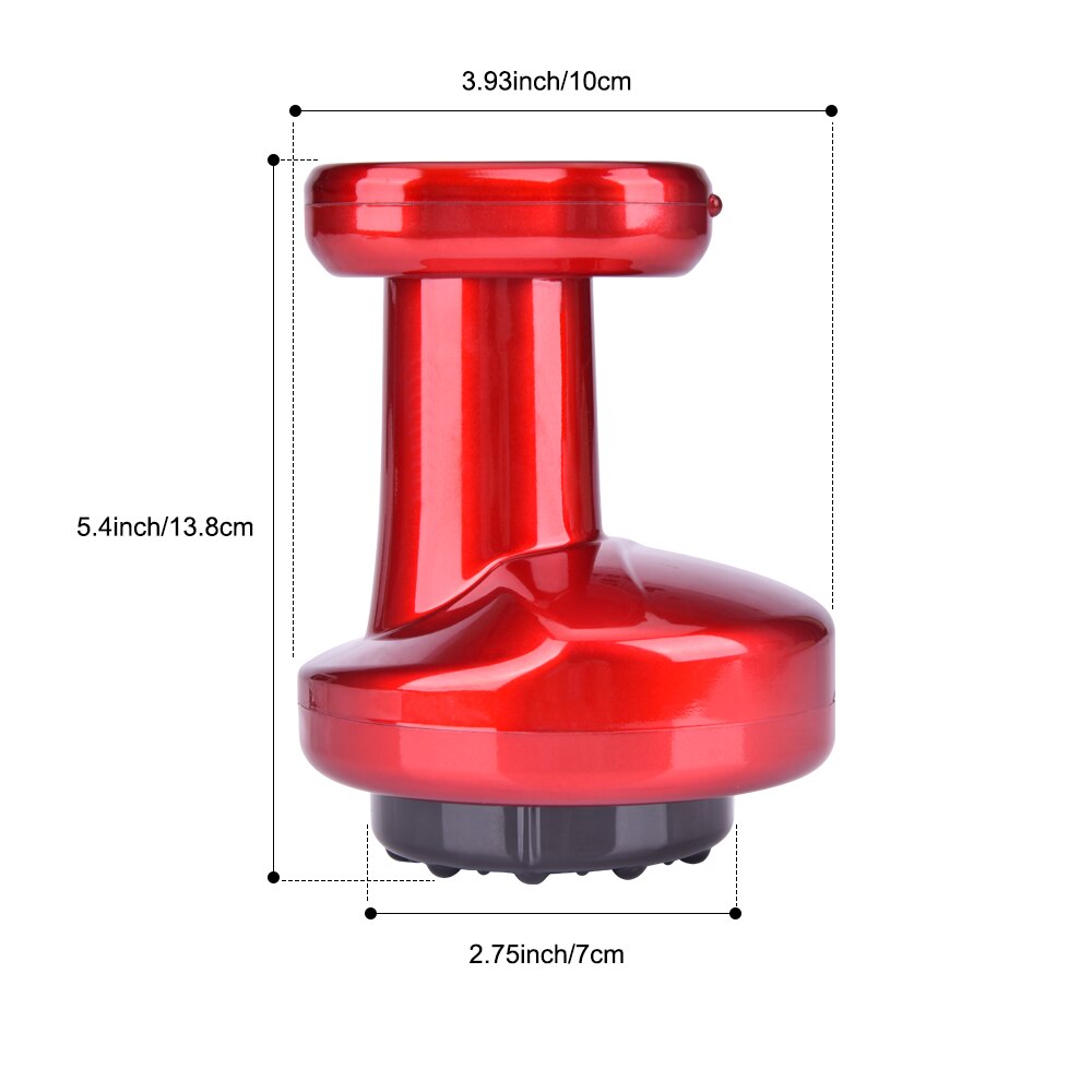 Electric Vacuum Cupping Body Massager Suction Scraping Cup Fat Removal Acupoint Detoxifies Guasha Massage Intensity 9 Levels