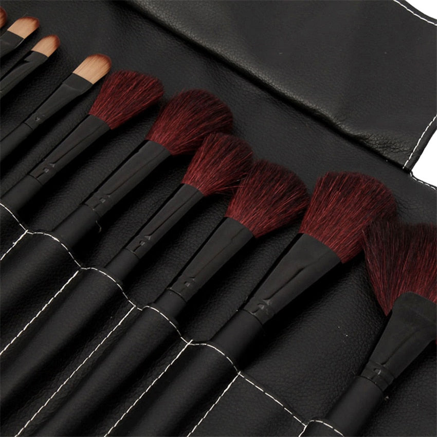32pcs/set Black Professional Makeup Brushes Set Multifunction Makeup Brush Kit Eyeshadow Blush Powder Foundation Beauty