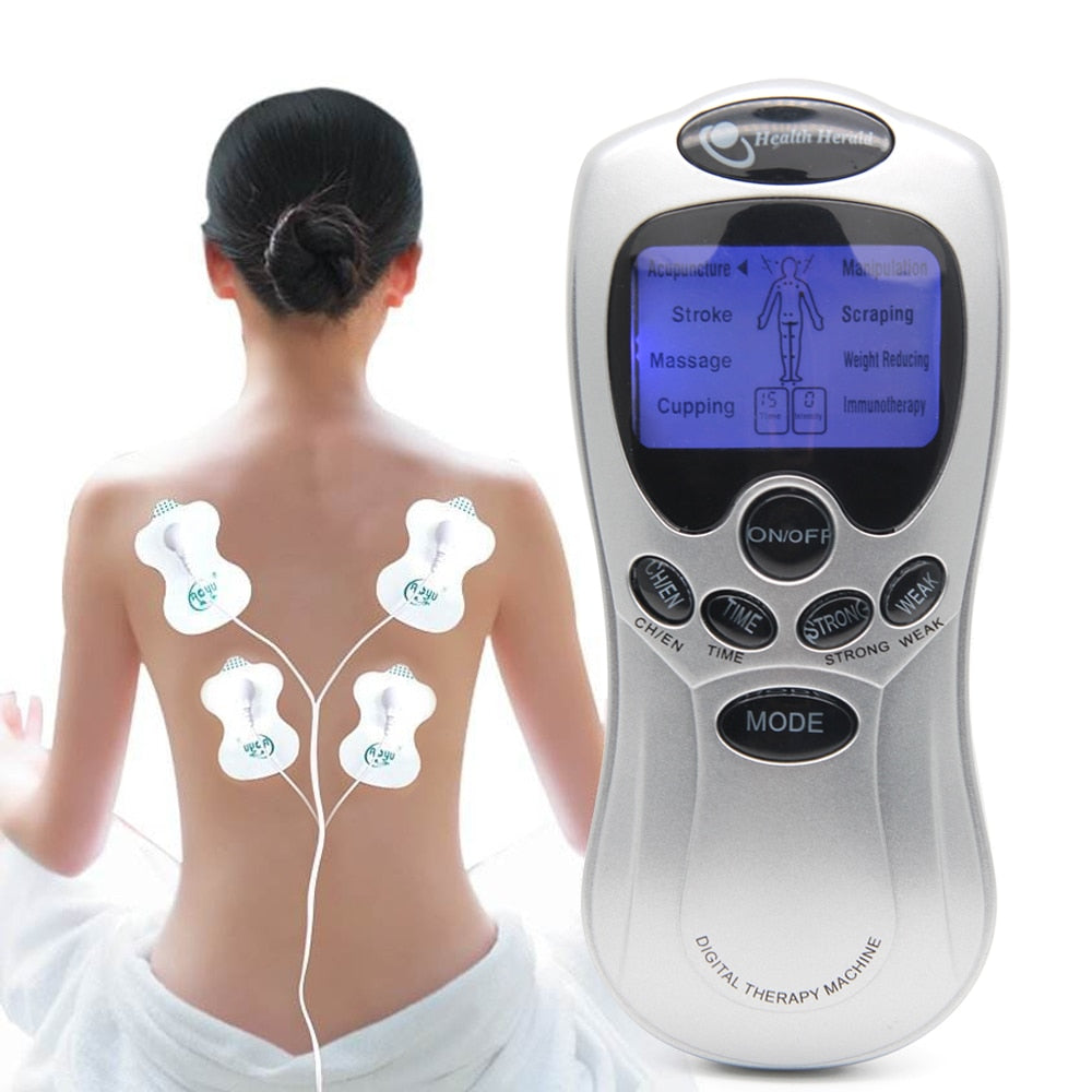 Acupuncture Electric Digital Neck Back Machine Massage Electronic Pulse Full Body Massager Health Care