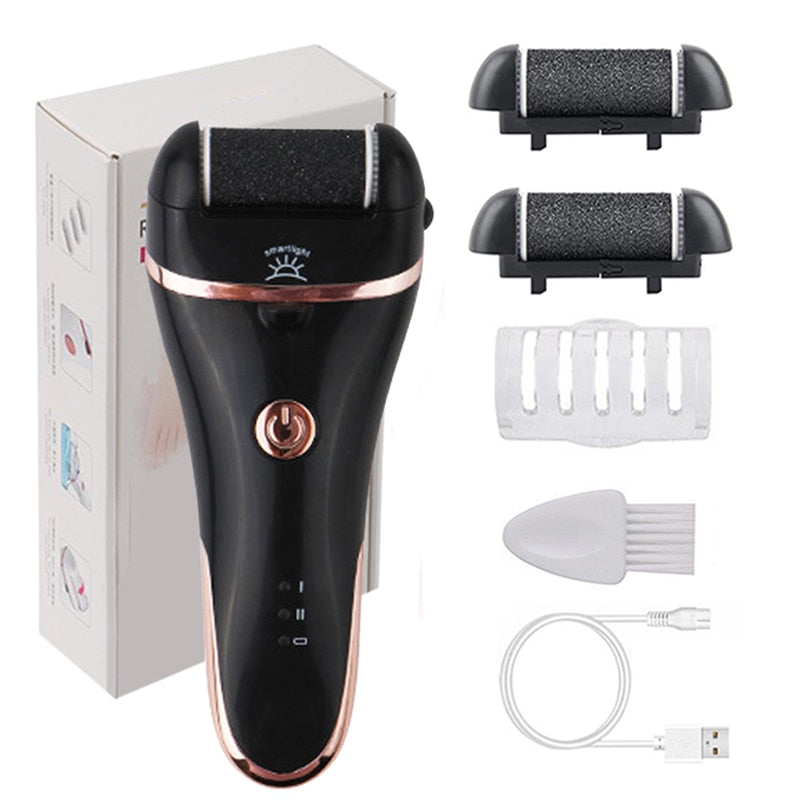 Charged Electric Foot File for Heels Grinding Pedicure Tools Professional Foot Care Tool Dead Hard Skin Callus Remover
