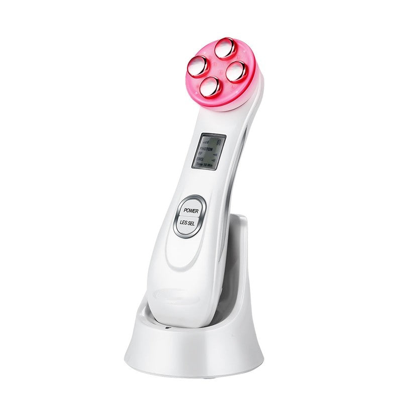 Facial Electroporation RF Radio Frequency LED Photon Face Lifting Tighten Wrinkle Removal Face Massager