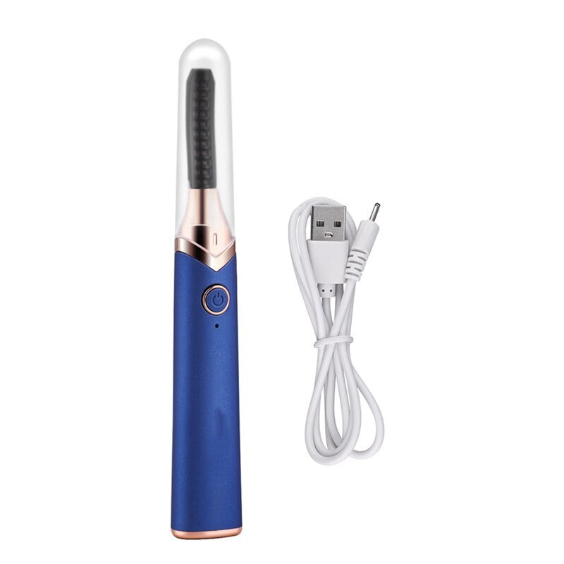 Electric Eyelash Curler Portable Makeup Heated Curved Eyelash USB Rechargeable Eye Lashes Curling Long Lasting Tools