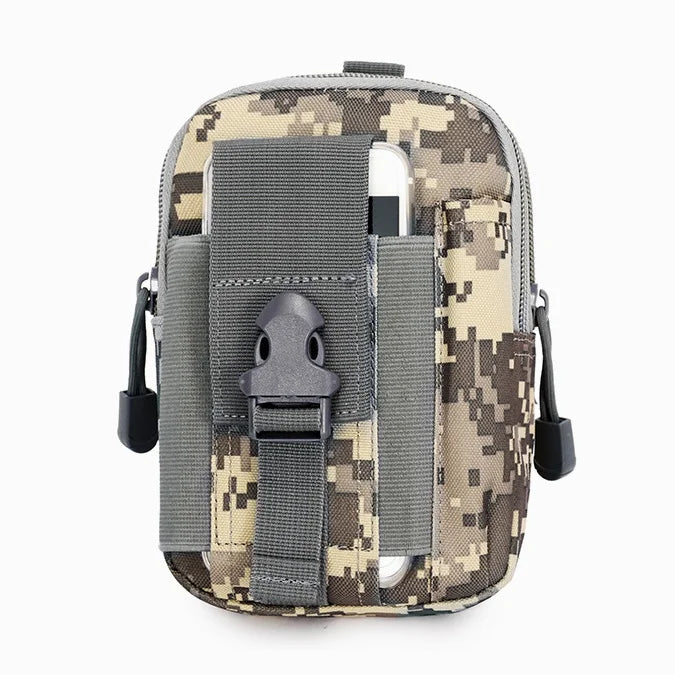 Men Outdoor Sport Tactical Molle Pouch Belt Waist Pack Bag Phone Case Military Camping Climbing Running Hunting Small EDC Bags