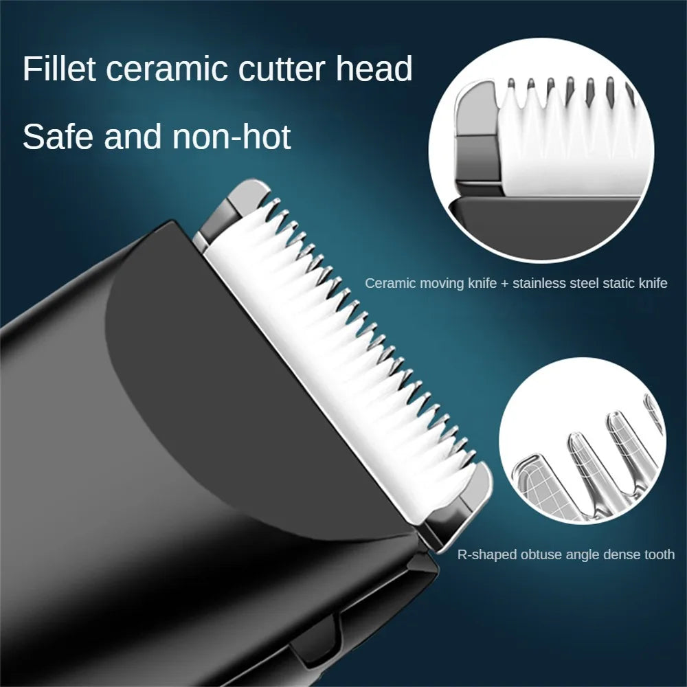 Pet Clipper Electric Quick Push Detachable Big Head Long-lasting Battery Life Pet Grooming Dog Shaver Pet Hair Clipper Portable