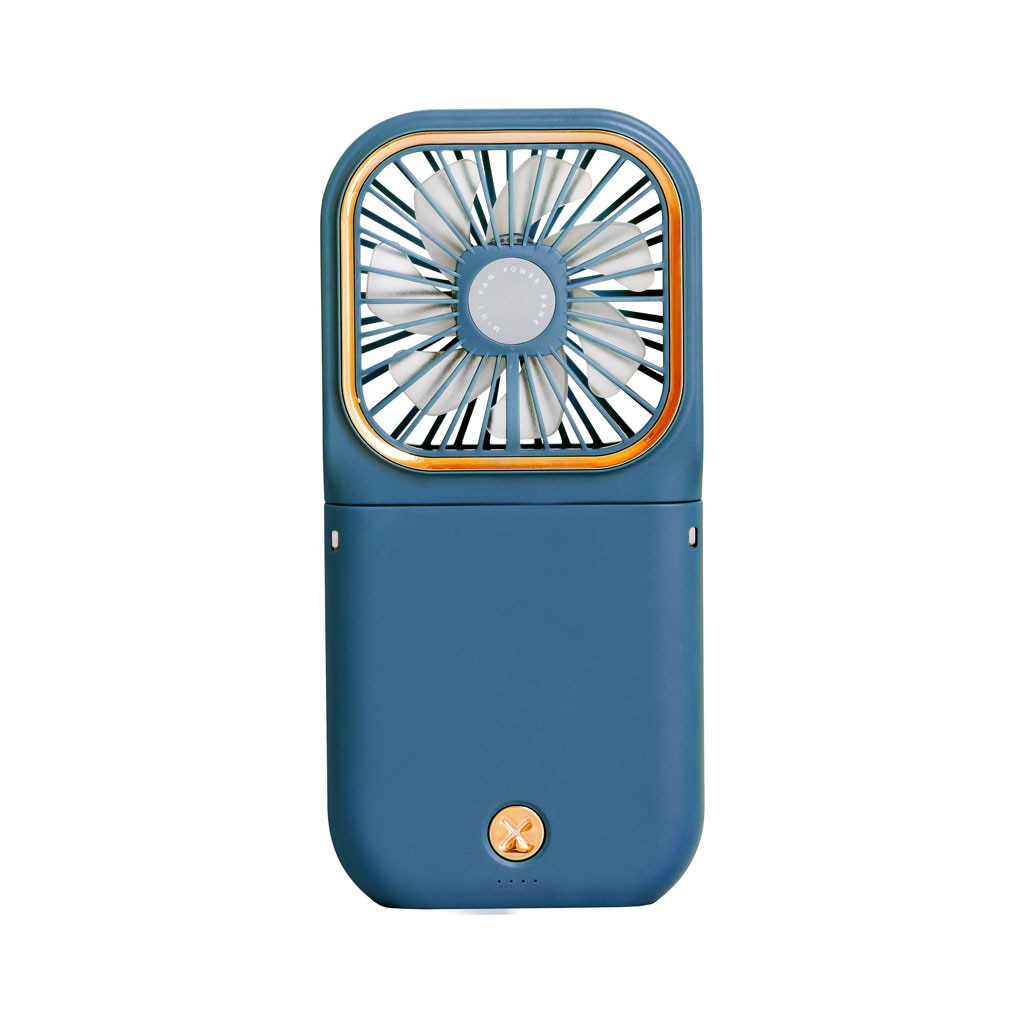 Mini Cooling Fan Foldable Neck Hanging Fan USB Adjustable Rechargeable Air Cooler Phone Holder 3 Gears Summer Cooling Fan Summer