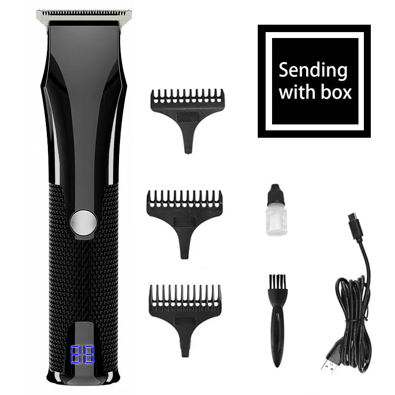 Professional Cordless Hair Clipper Rechargeable Barber Haircut Machine Hair Trimmer for Barbers Stylists Haircutting Machine