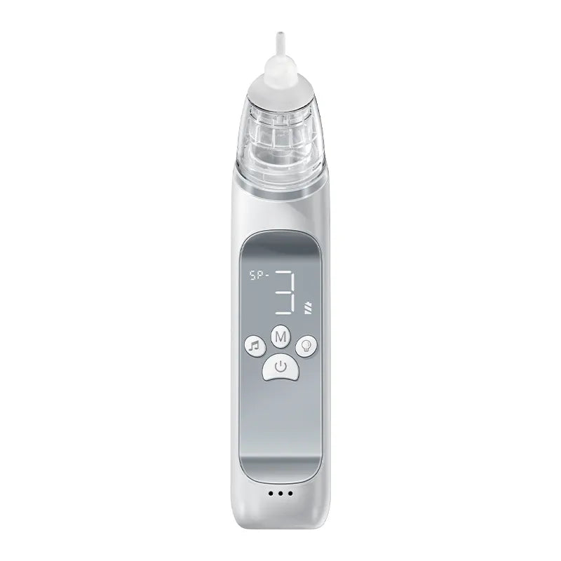 Electric Nasal Aspirator Nose Suction Device with Food Grade Silicond Mouthpiece 3 Suction Modes and Soothing Music