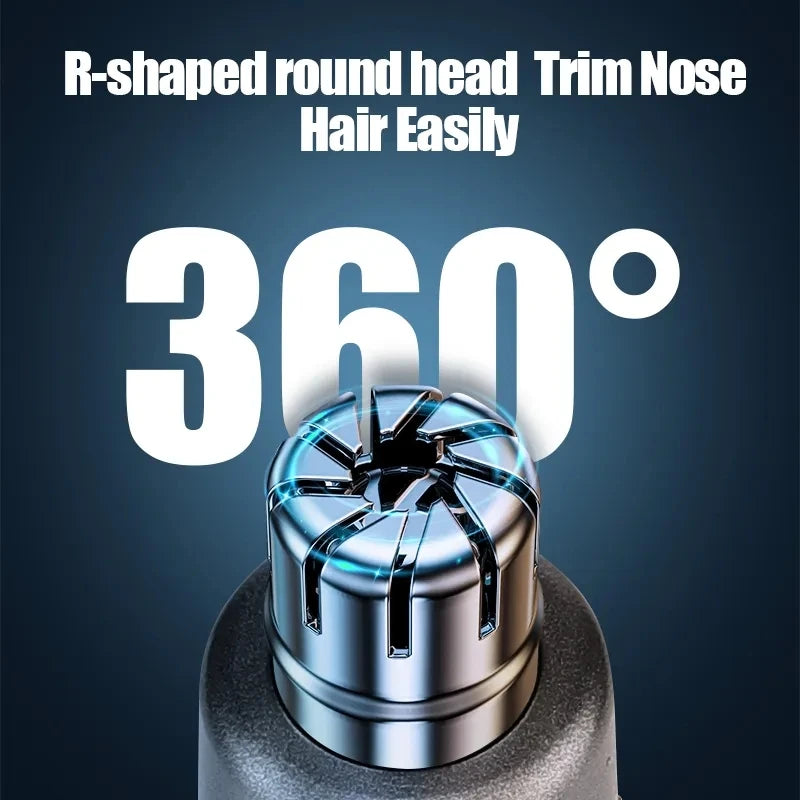 Professional High Power Hair Cutting Machine Nose Hair Trimmer Set Electric Hair Clipper With Storage Bag