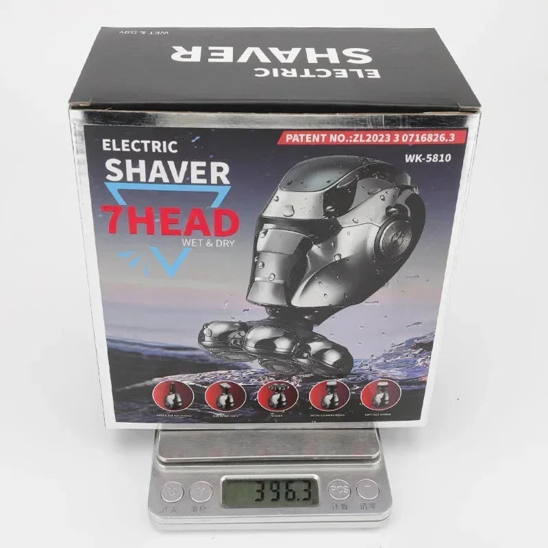 Men's Electric Razor Multi-function Electric Shaver Bald Hair Mechanism Trimmer for Men