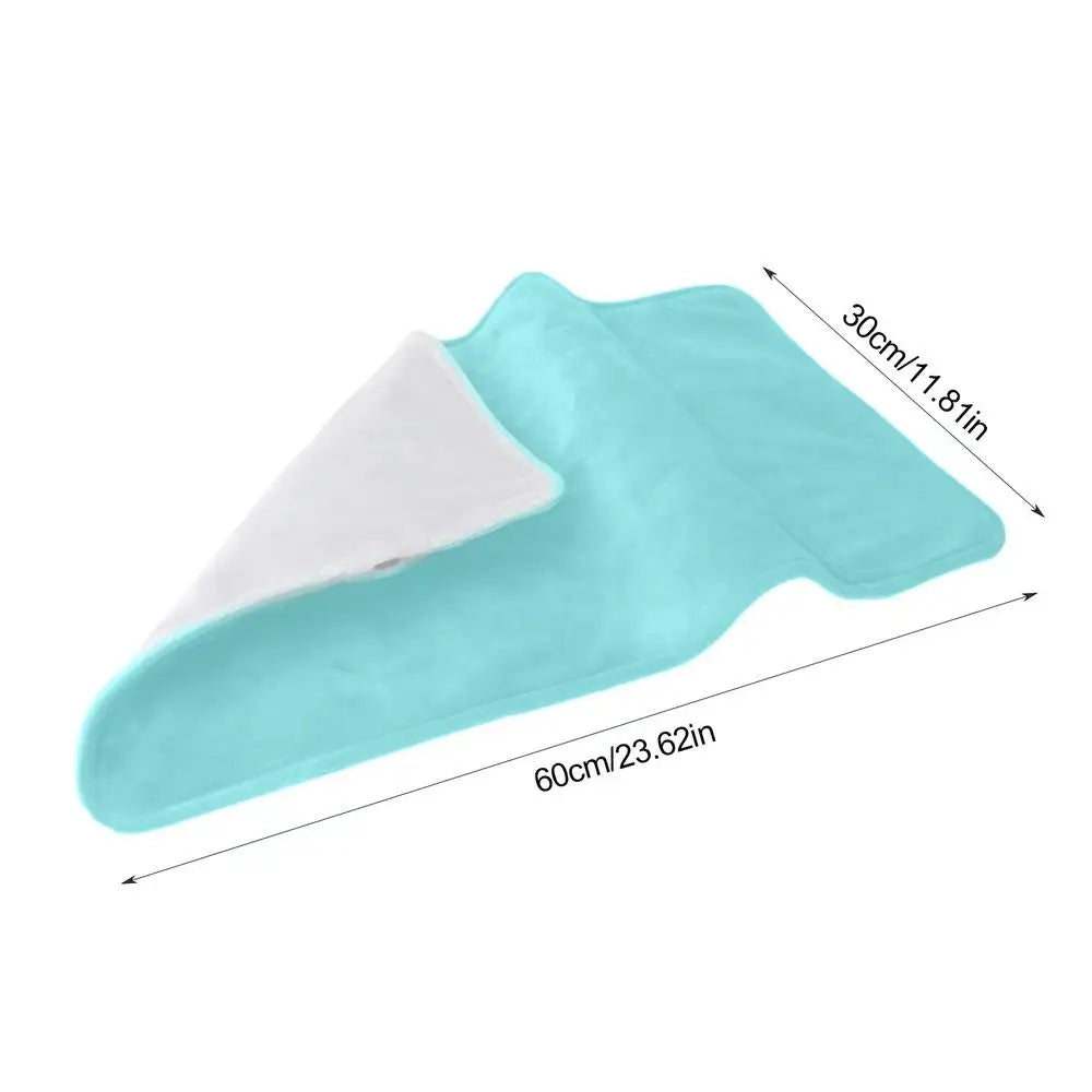 Portable Heated Blanket 10W Super Soft Fast Heating Electric Plush Throw Breathable Machine Washable Heating Pad Cushion