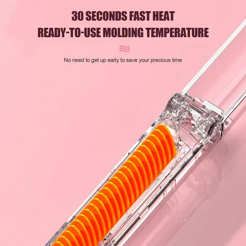 Hair Brush Straightener Rechargeable Hair Straightener Comb Portable Hair Straightener LCD Display Hair Iron Straightener Hair