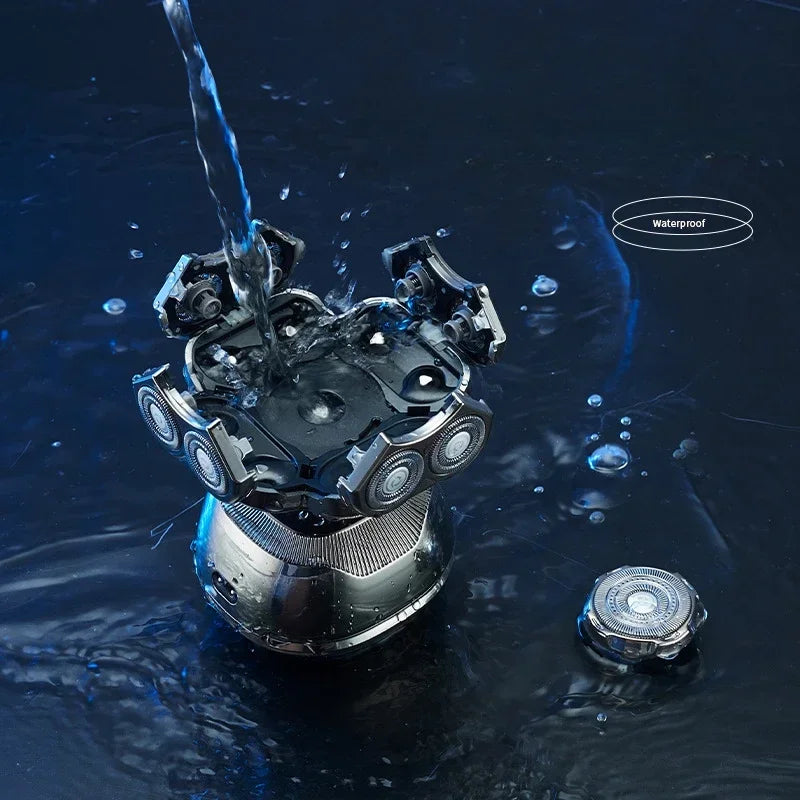 Full Body Wash 9D Electric Shaver Men's Multi-function Razor Hair Clipper Nose Hair Set