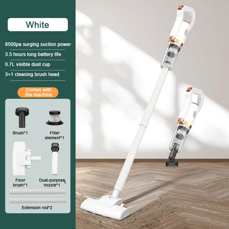 Electric Handheld Vacuum Cleaner Wireless Sweeper Powerful Cordless Home Car Remove Mites Floor Dust Cleaner Cleaning Tools