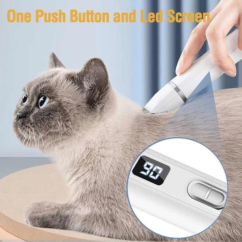 1 Set Electric Pet Nail Drill Multifunctional Pet Low Noise And Vibration In Use