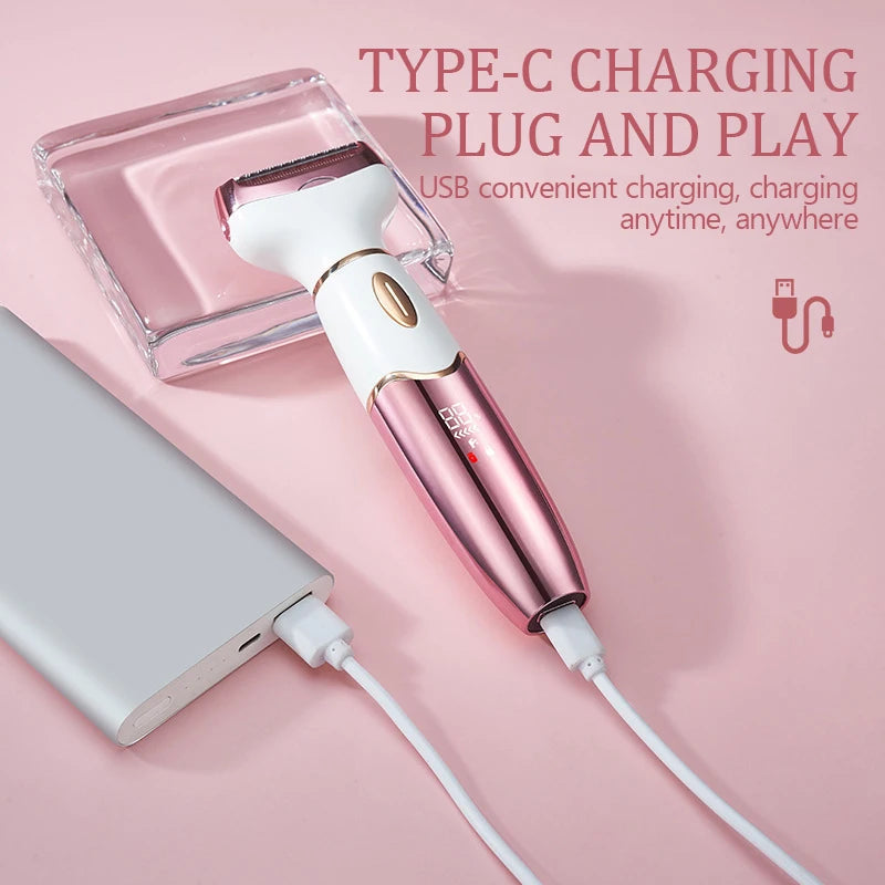 Female Hair Removal Device - Shaver Nose Hair Removal Device Underarm Hair Removal Device Eyebrow Trimmer Rechargeable