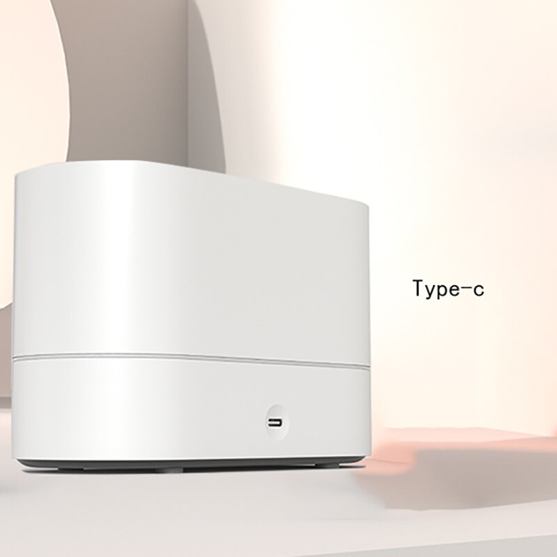 180ML Air Humidifier Essential Oil Diffuser Ultrasonic Mist Maker Simulation Flame Lamp USB for Living Room Yoga