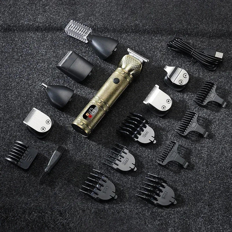 Hair Cutting Machine Multifunctional Hair Clipper Men's Home Nose Hair Set