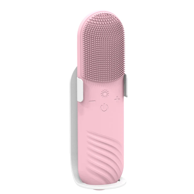 Rechargeable Mini Travel Home Beauty Waterproof Electric Hand Held Silicond Exfoliate Brush For Face