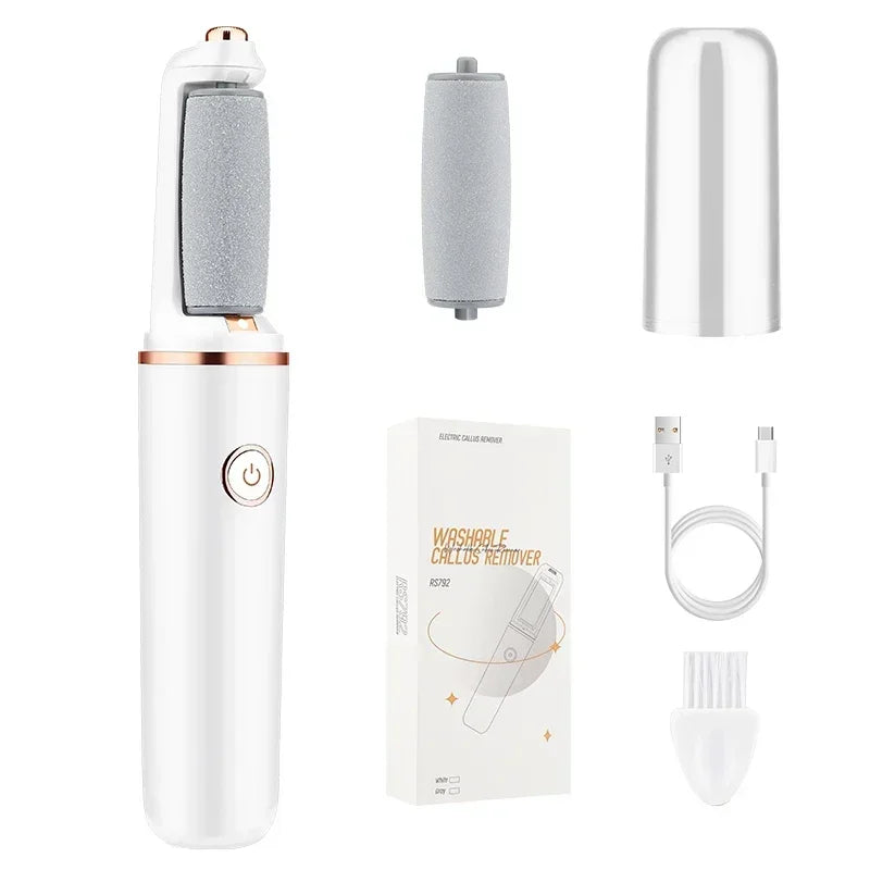 Electric Foot Grinding Skin Hard Rupture Skin Trimmer Dead Skin Foot Pedicure Rechargeable Foot Care Tool Remover