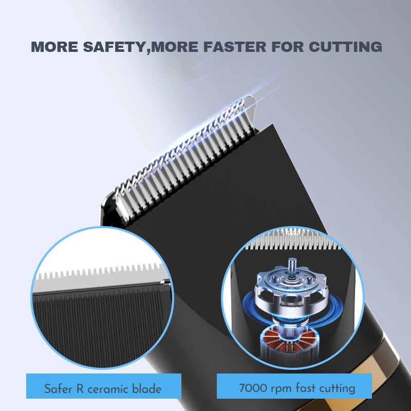 All in 1 Electric Hair Trimmer Public Groin Bikini Trimmer for Whole Body Ball Shaver Clipper Grooming Kit Male Epilator Razor