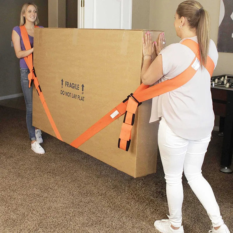 2-Person Shoulder Harness and Moving Straps System Lift Furniture Appliances Item Up To 800 Lbs Safe and Easy Like A Pro