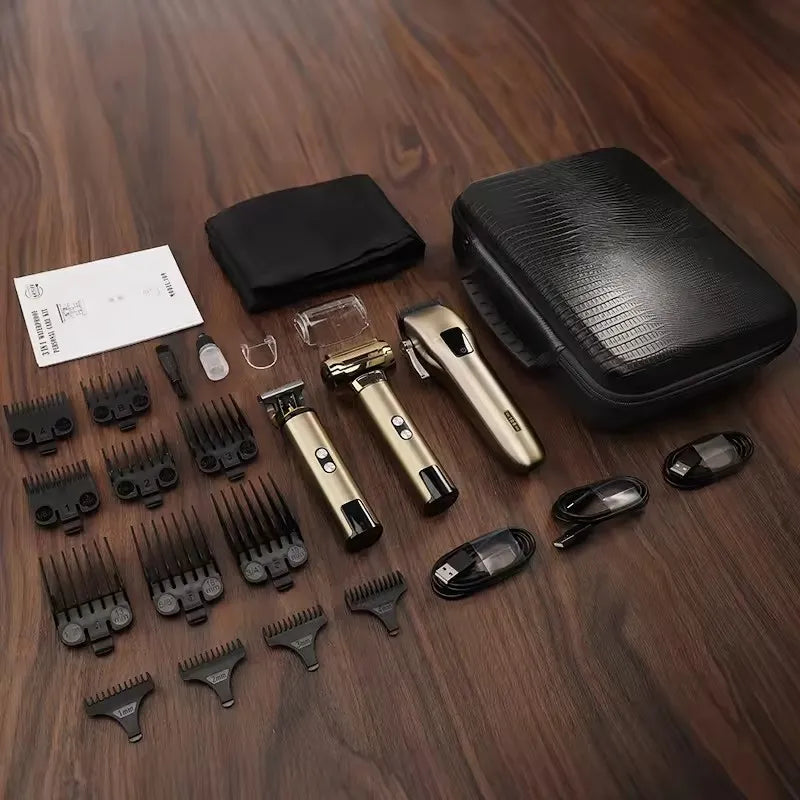 Waterproof New Hair Clipper Professional Hair Trimmer Nose Trimmer Men's Shaver Set