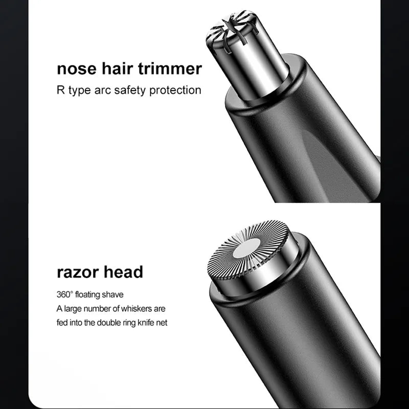 Electric Nose Hair Trimmer Hair Shaving Tool Portable Nose Machine Shaver Clipper Cutter And Ear Razor Trimmer For Men And Women