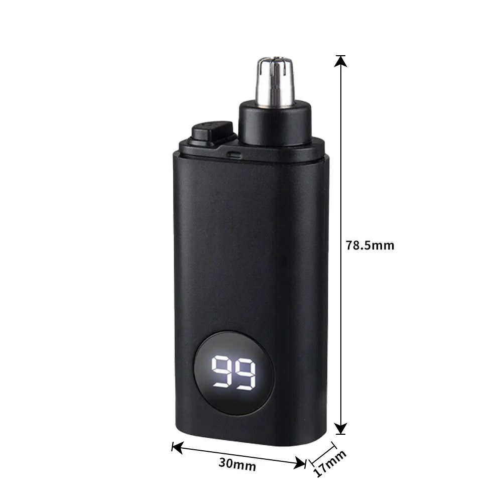 Rechargeable Nose Hair Trimmer Men's AND WOMEN'S Nose Hair Trimmer Knife Tip Washable Electric Nose Hair Lighter