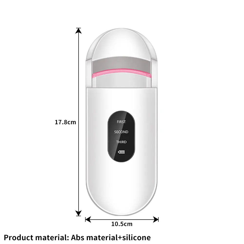 Electric Heated Eyelash Curlers Portable Long-Lasting Styling Eyelash Curler Electric Heated Comb Makeup Tool