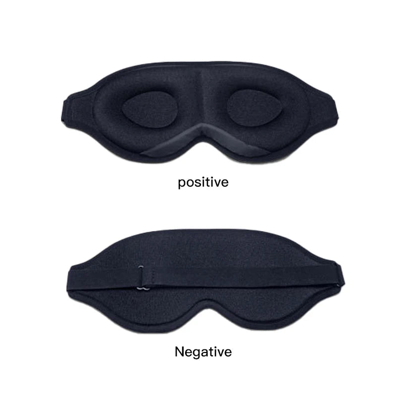 3D Portable Soft Eye Mask Black Fast Sleeping Eye Shade Cover Eye Masks Shade Patch Women Men Travel Sleeping Eye Mask