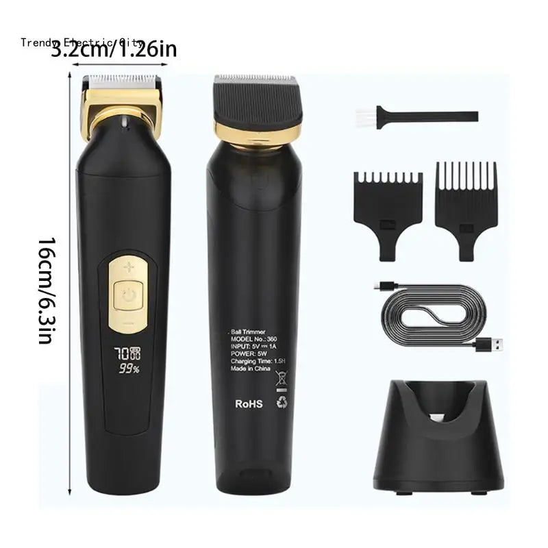 Body Shaver Pubic Hair Trimmer for Men Manscape Groin Trimmer Body Hair Trimmer Shaver Body Groomer Waterproof