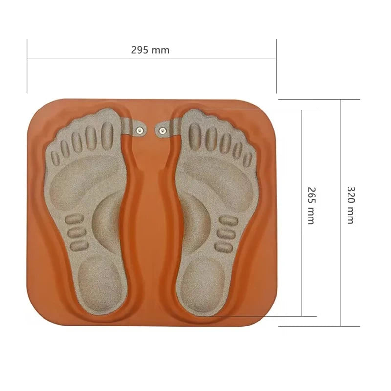 Smart Rechargeable 3D EMS Foot Massage Pad Pulse Relieve Pain Relax Foot Acupressure Muscle Stimulation