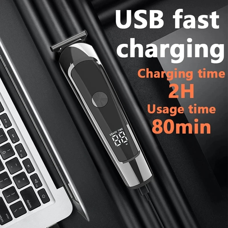 6 IN 1 Rechargeable Electric Nose Hair Clipper Multifunctional Men Hair Trimmer Professional Electric Shaver Beard Razor