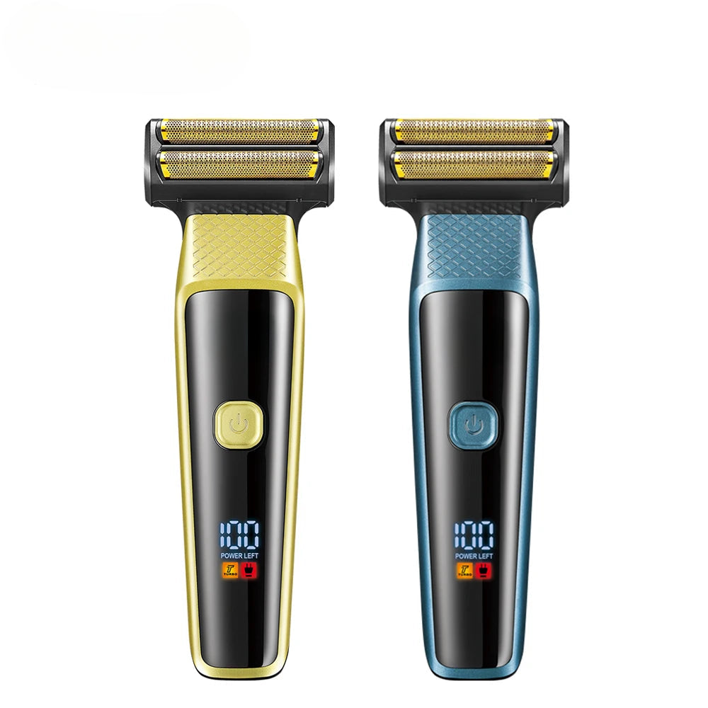 Electric 3 in 1 Hair Clipper Barber Shaver Men Rechargeable Dual Knife Net Two Speed multifunction LED Display