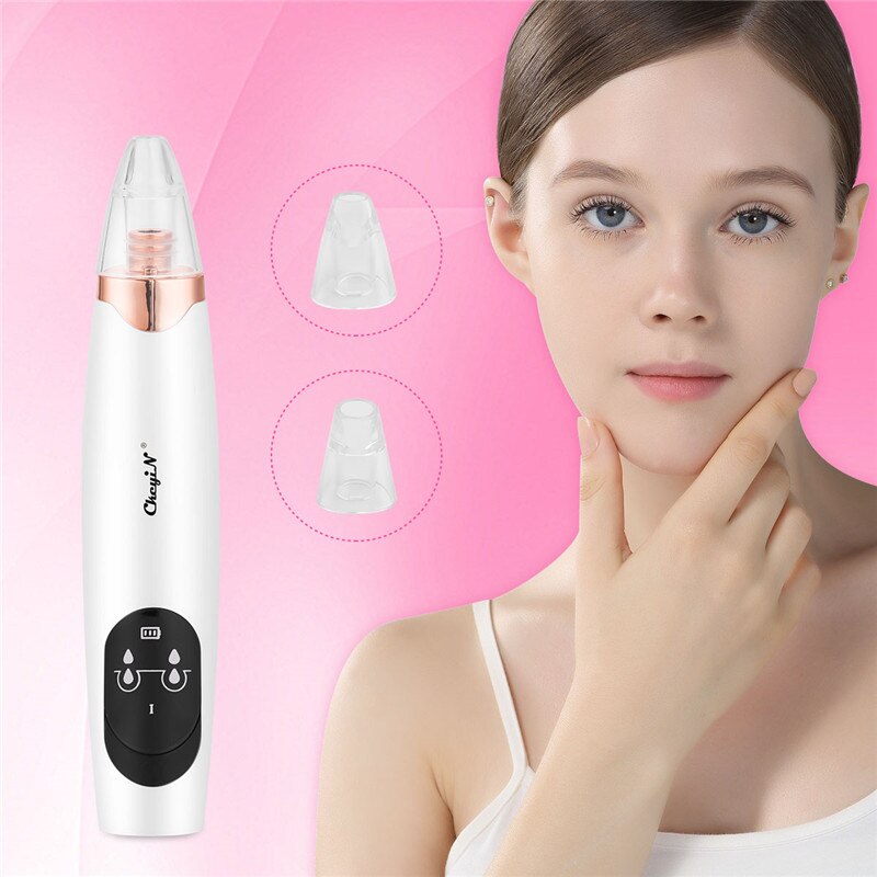 Electric Vacuum Suction Blackhead Remover Multifunction Deep Pore Cleaning Exfoliating Firming Facial Care Massager Beauty Tool
