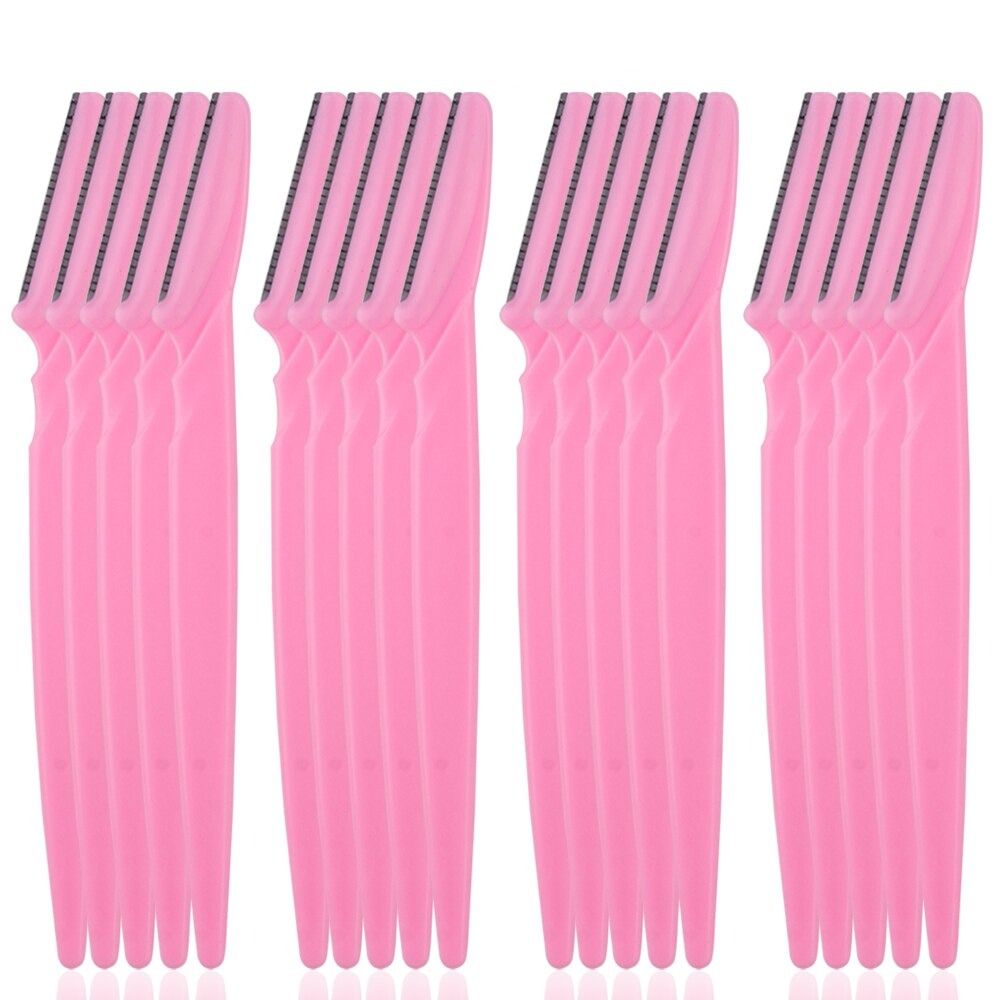 100Pcs Eyebrow Blade Woman Face Shaver Eye Brow Trimmer Blades Cutting Hair Removal Cutter Portable Makeup Beauty Tools