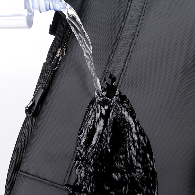 Men's Backpack Multifunction Waterproof Bag Male Large Capacity USB Charging Rucksack For Laptop Fashion Business Bagpack