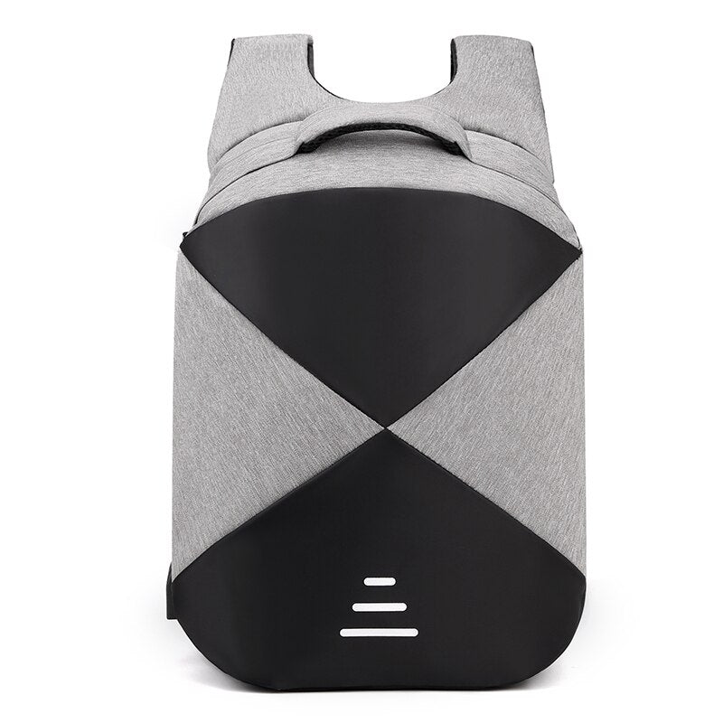 Mens Backpack Large Capacity USB Charging Bag Multifunctional Waterproof Casual Rucksack Male For Laptop 15.6 Inch