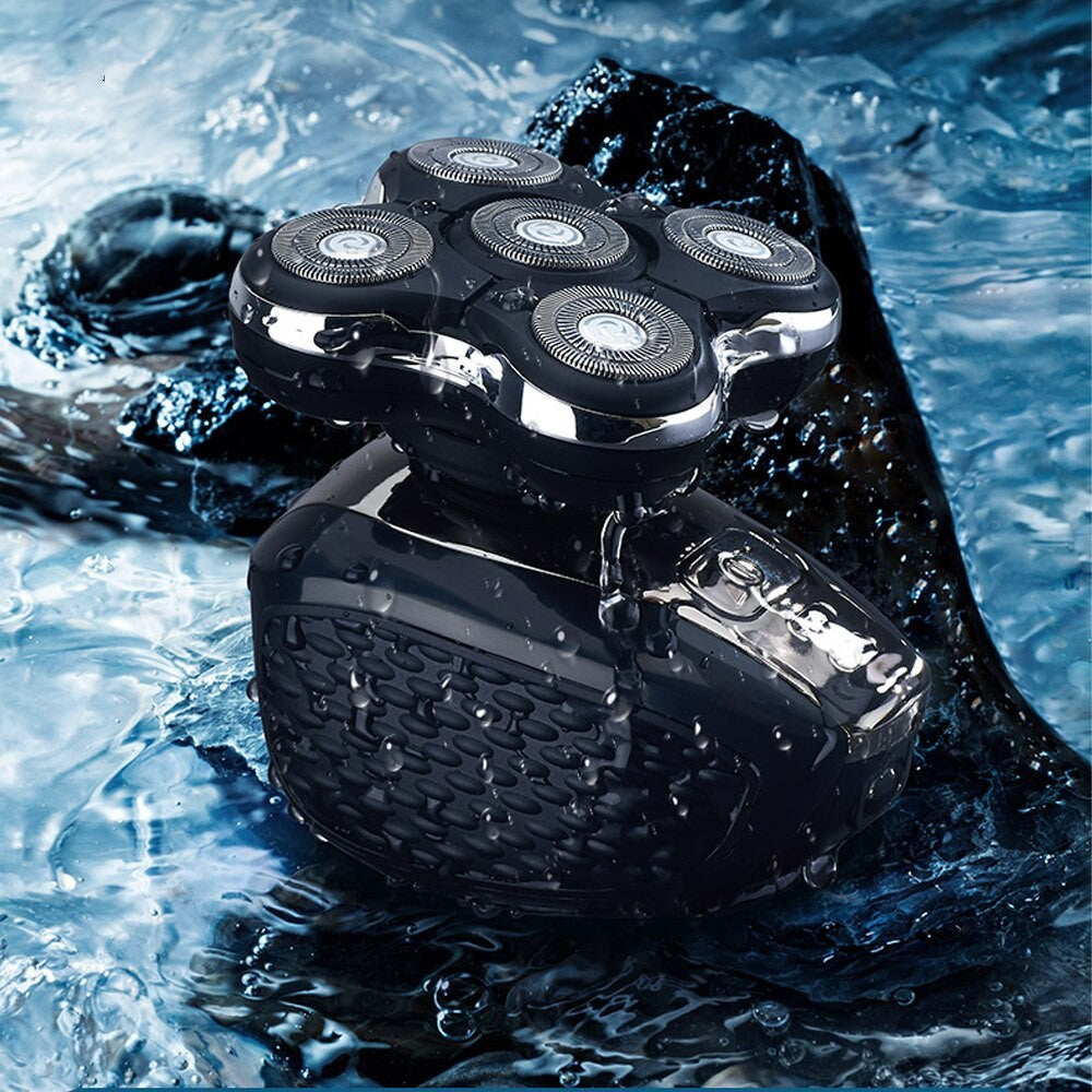 Electric Shaver USB Rechargeable IPX6 Ergonomic Design for Men Women Bald Head Polish Hair Clipper Trimmer