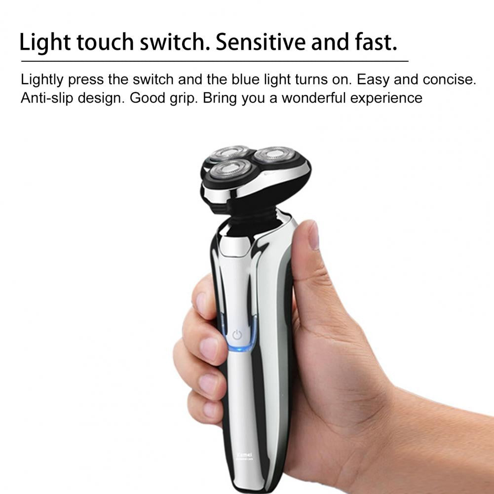 Beard Trimmer 3D Floating Rechargeable ABS Detachable Men Shaver Rechargeable 3D Floating Electric Shaving Machine Beard Trimmer