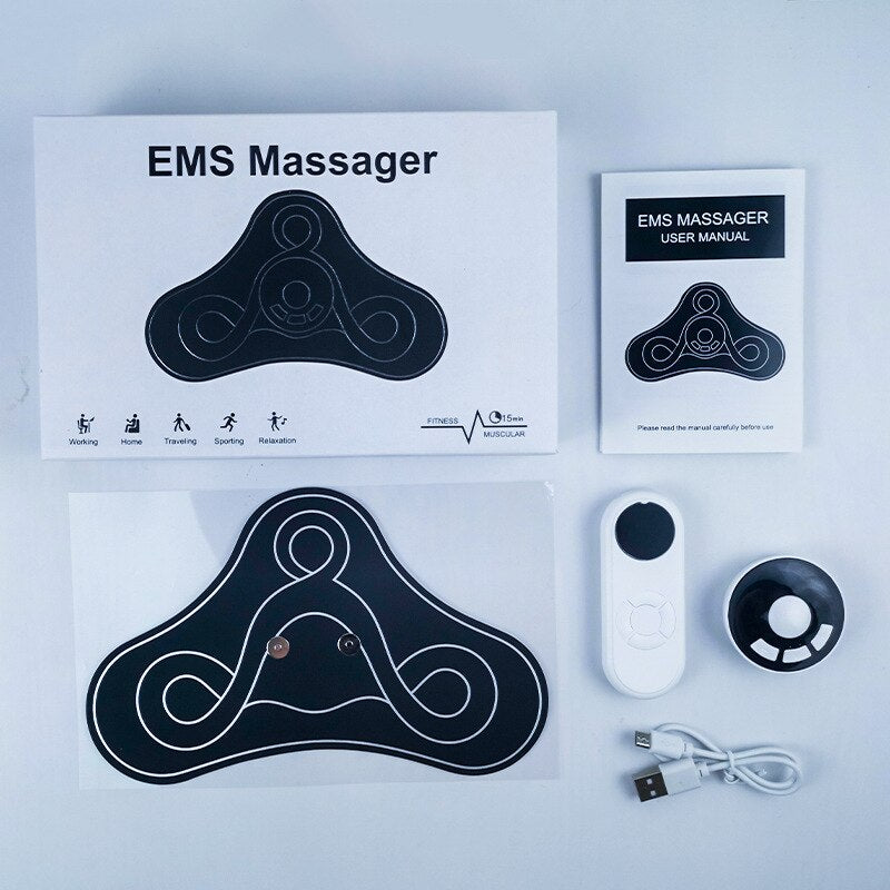 EMS Electric Massager Stimulator Pain Relief Neck Back Leg Health Care Relaxation Tool Cervical Health Care Device