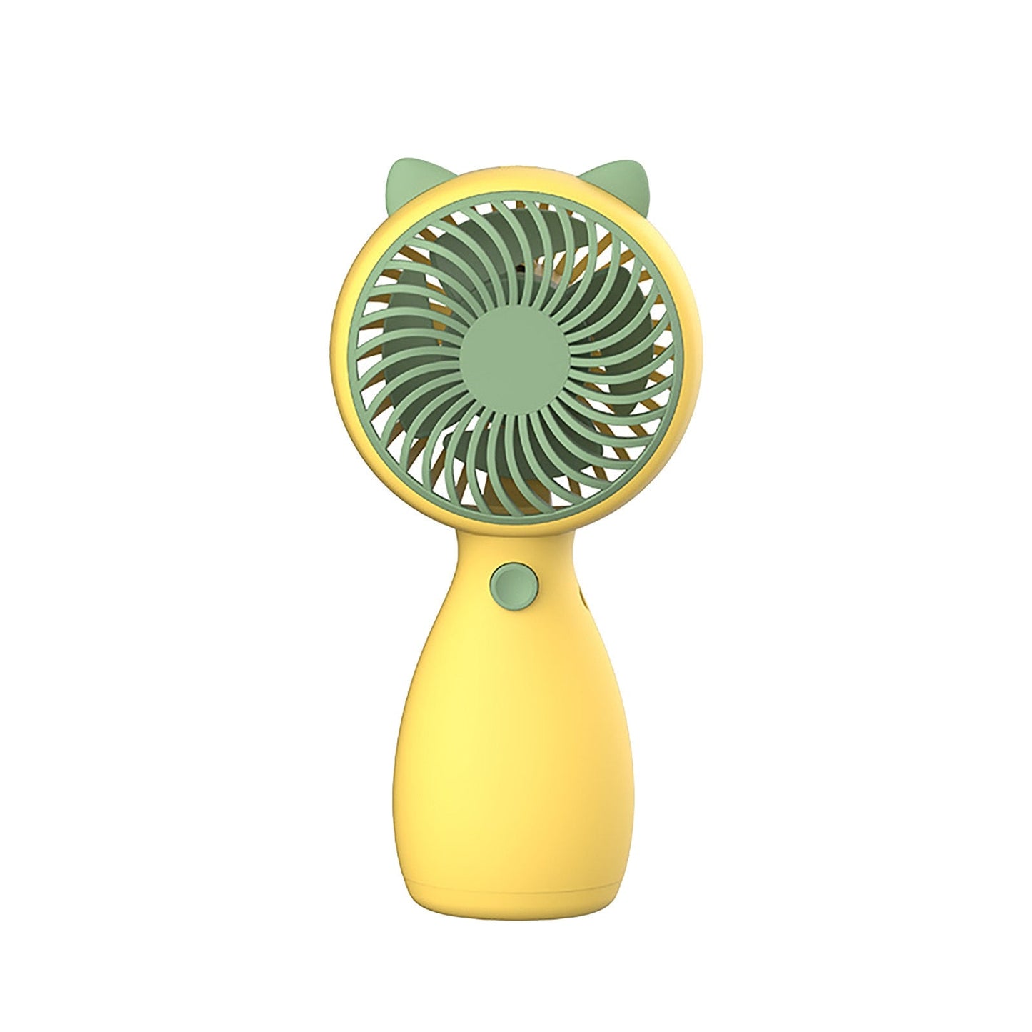 Portable Mini Fan USB Charging Handheld Cartoon Fan For Outdoor Creative Cute Mute Lanyard Desktop Small Cooling Conditioner Fan