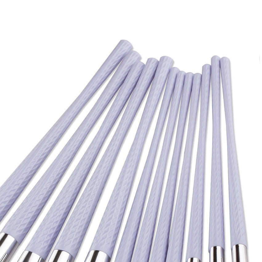 Small 12pcs Makeup Brushes Set Beauty Tools Loose Powder Eyeshadow Eyebrow Foundation Brush Cosmetic