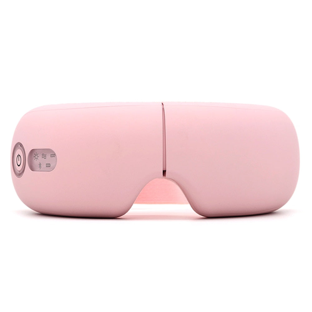 Smart Hot Compress Eye Massager 4D Airbag Massage Multi-frequency Vibration Bluetooth Music Eye Protection Device Sleep Massage Device USB Charging